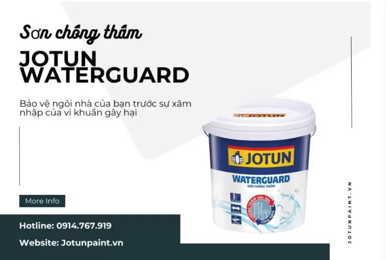 Tổng quan về sơn chống thấm có màu Jotun WaterGuard