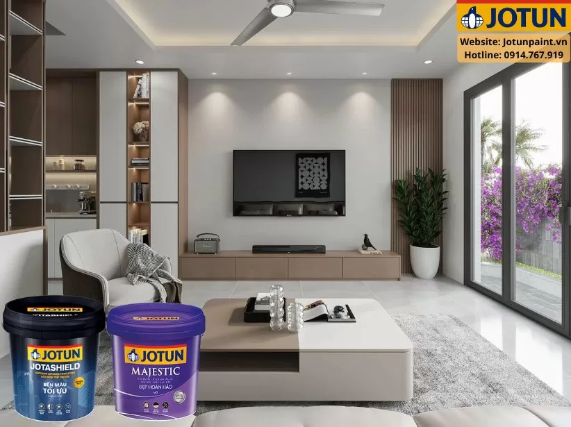 Sơn phủ cao cấp Jotun bền màu được ưa chuộng hiện nay
