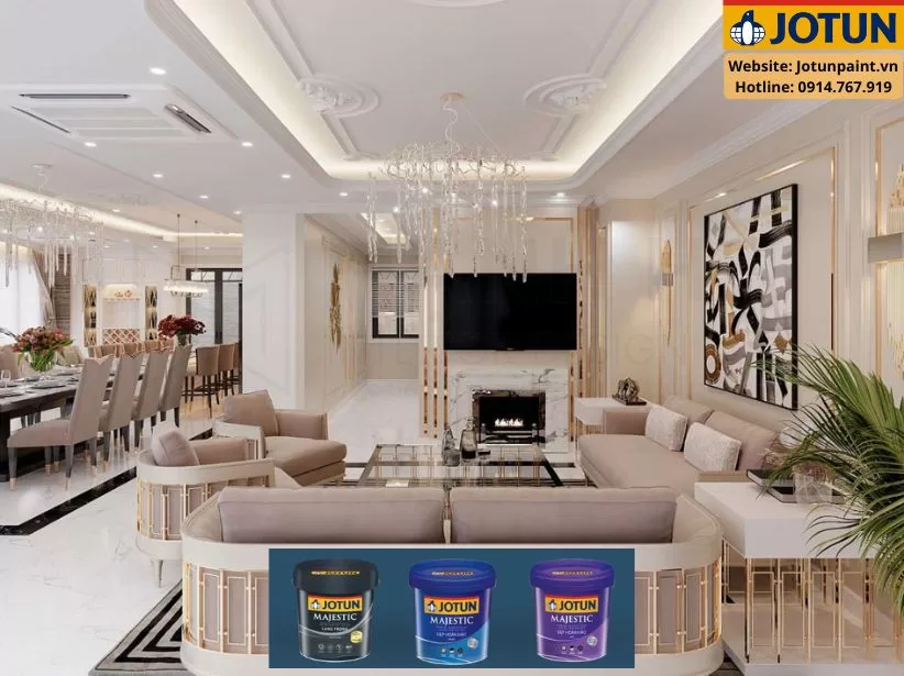 Sơn nội thất cao cấp Jotun sang trọng và bền đẹp