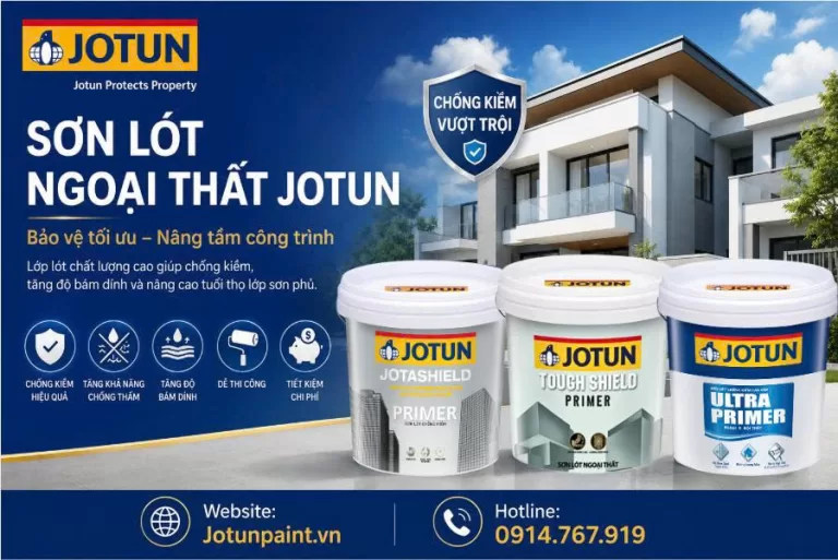 Sơn lót ngoại thất Jotun chống kiềm có những loại nào?