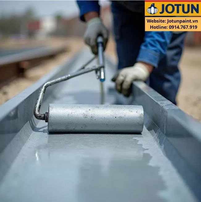 Sơn sắt mạ kẽm - Công nghệ bảo vệ kim loại hiện đại