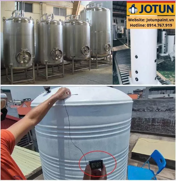 Sơn bồn chứa nước nóng Jotun Tankguard Storage & DW – Bền bỉ, an toàn hiệu quả dài lâu