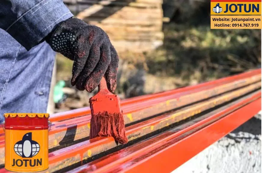 Sơn lót chống ăn mòn Jotun Alkydprimer cho kết cấu thép và kim loại