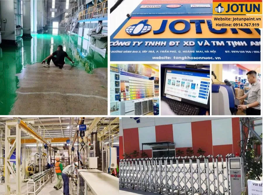 Sơn Jotun công nghiệp tại Hưng Yên - Cho nhà máy & khu công nghiệp