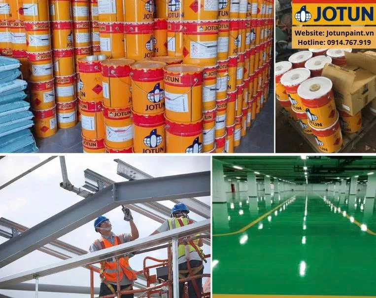 Sơn PU Jotun chất lượng cho nhà xưởng và công trình