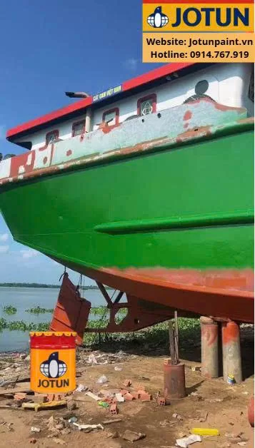 Sơn sà lan và tàu biển – Hệ sơn chống gỉ, chống hà bám hiệu quả