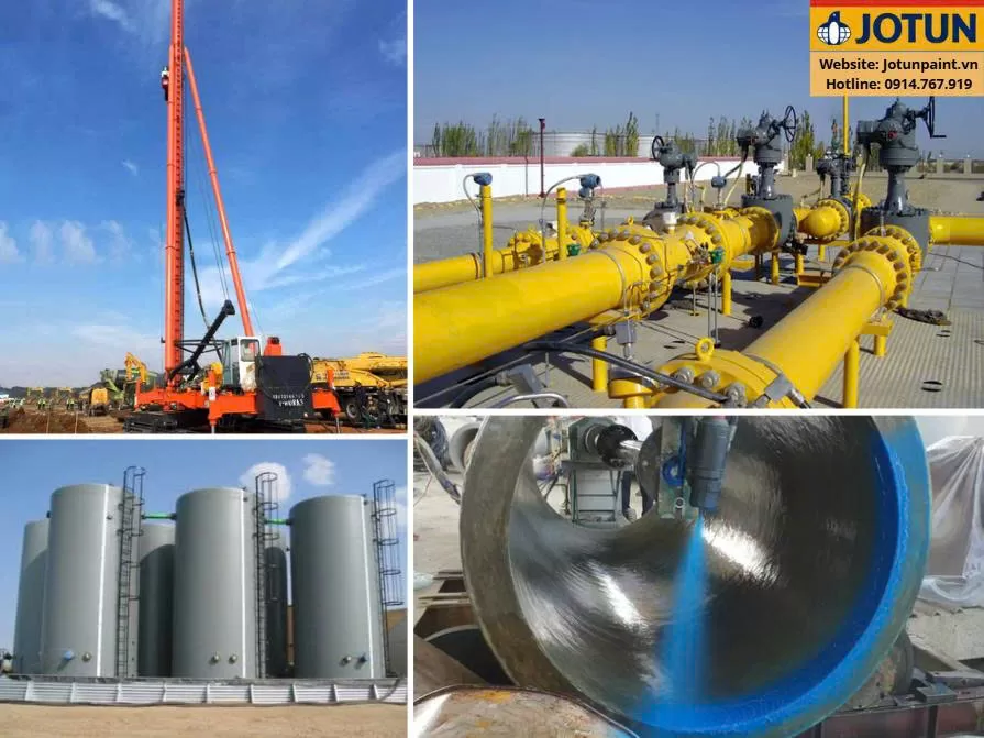 Sơn Jotun Epoxy chứa vảy thủy tinh cho môi trường khắc nghiệt