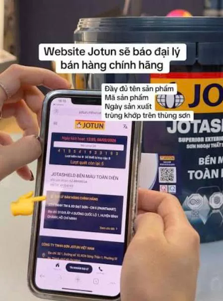 Cách nhận biết sơn Jotun thật hay giả