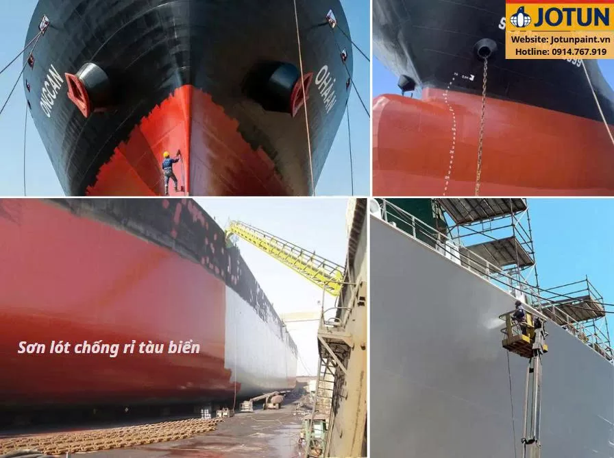 Sơn lót chống rỉ tàu biển