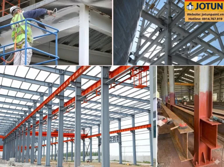 Sơn kết cấu thép nhà xưởng