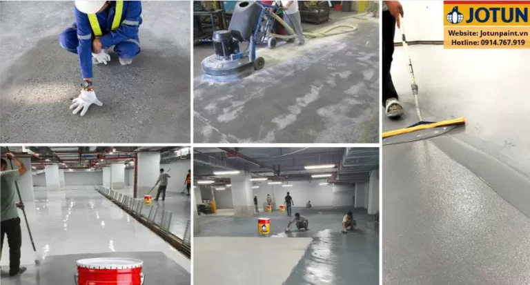 Quy trình thi công Jotafloor Sealer trên nền bê tông