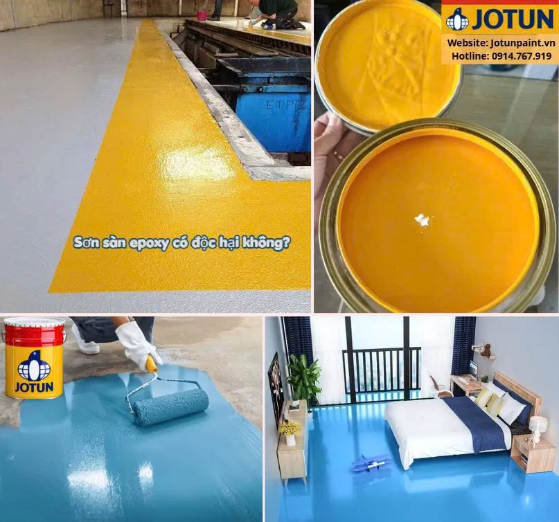 Sơn sàn epoxy có độc hại không?