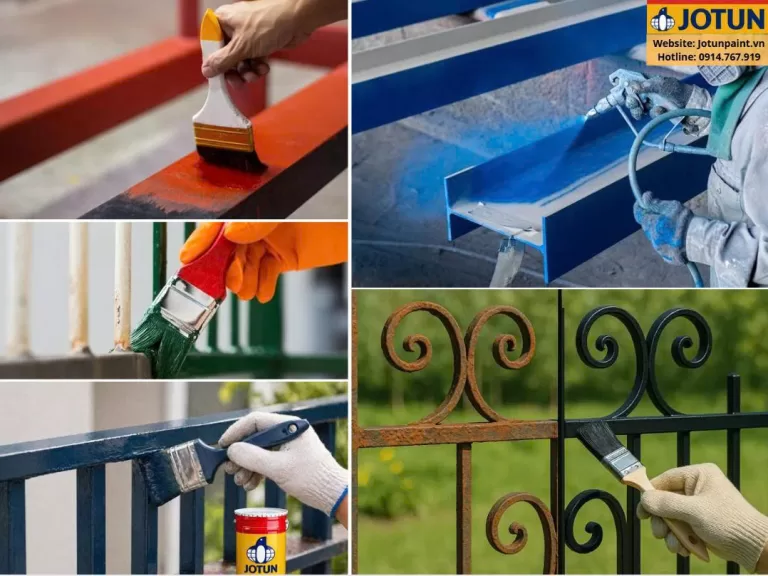 Ứng dụng của bảng mã màu RAL trong sơn công nghiệp Jotun