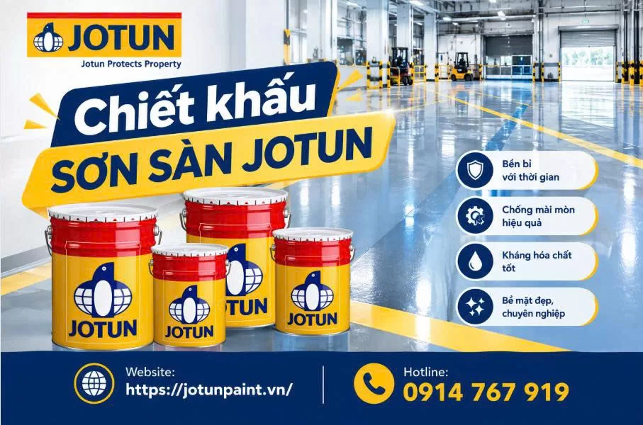 Chiết khấu sơn sàn Jotun