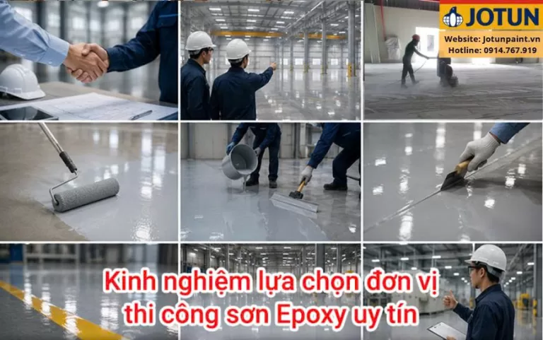Công ty thi công sơn sàn uy tín - Kinh nghiệm lựa chọn công ty thi công sơn sàn uy tín