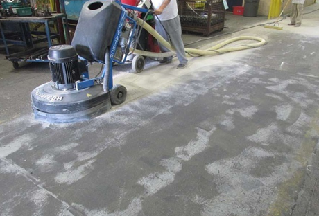 Dịch vụ mài sàn bê tông và sơn epoxy - Quy trình mài sàn bê tông và sơn epoxy