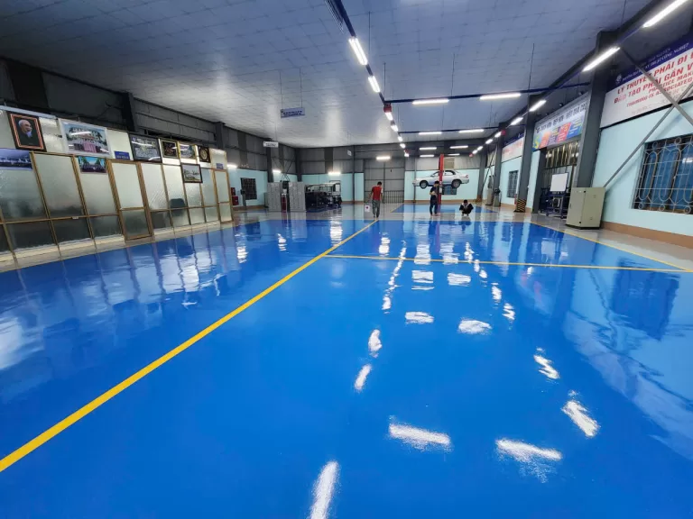 Thi công sơn sàn - Sơn sàn epoxy kháng khuẩn