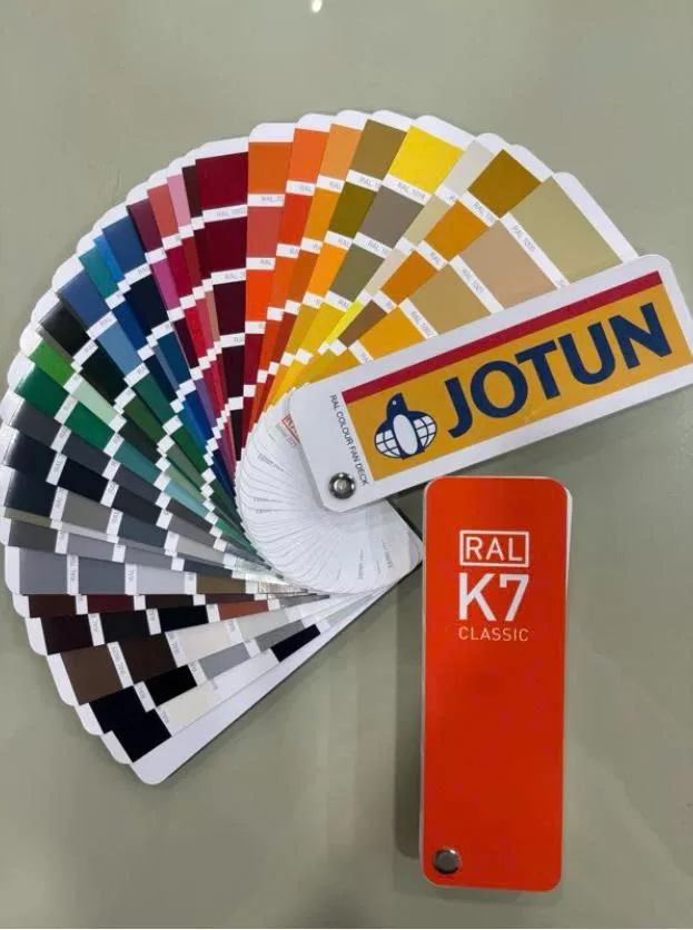 Bảng mã màu RAL sơn công nghiệp Jotun là gì