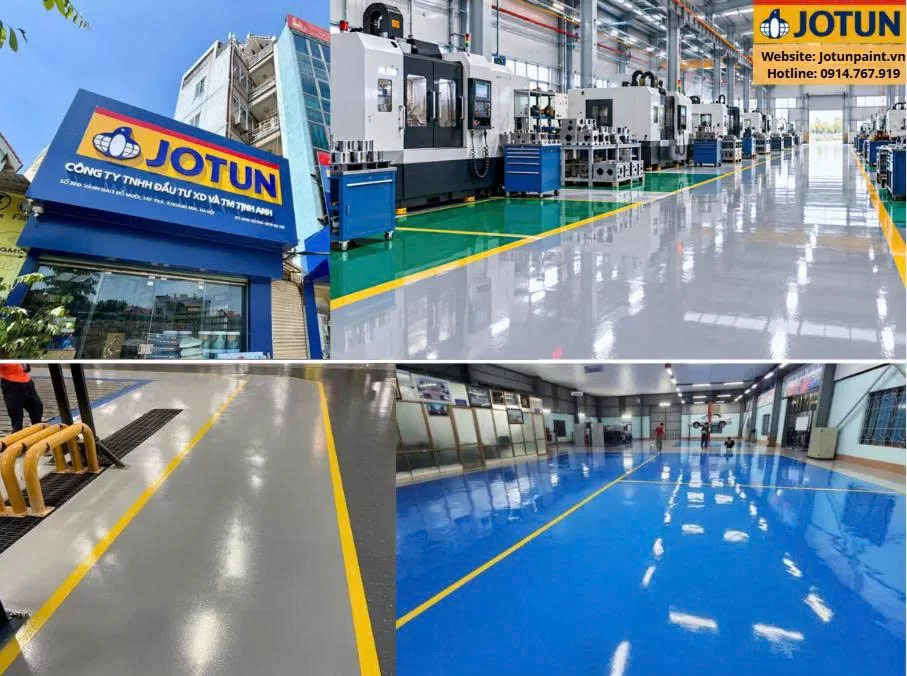 Các loại sơn sàn nhà xưởng phổ biến hiện nay