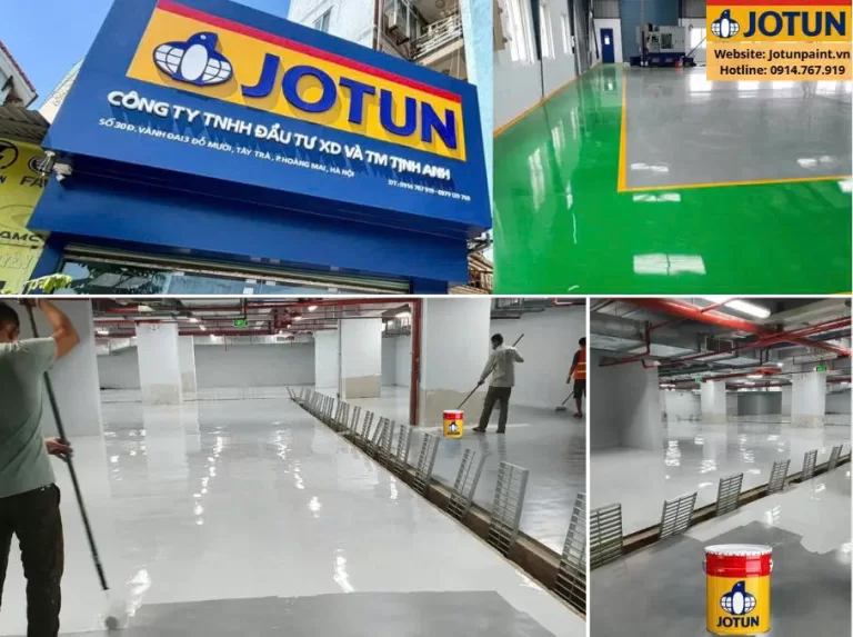 Sơn Epoxy sàn tầng hầm