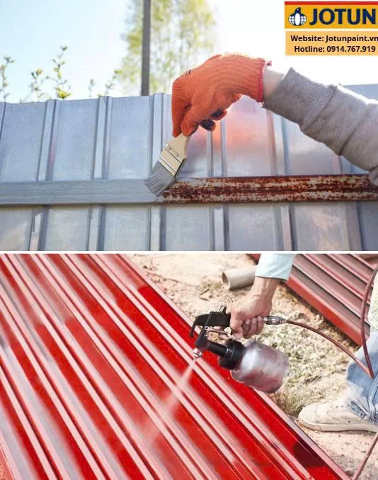 Sơn Epoxy sắt mạ kẽm