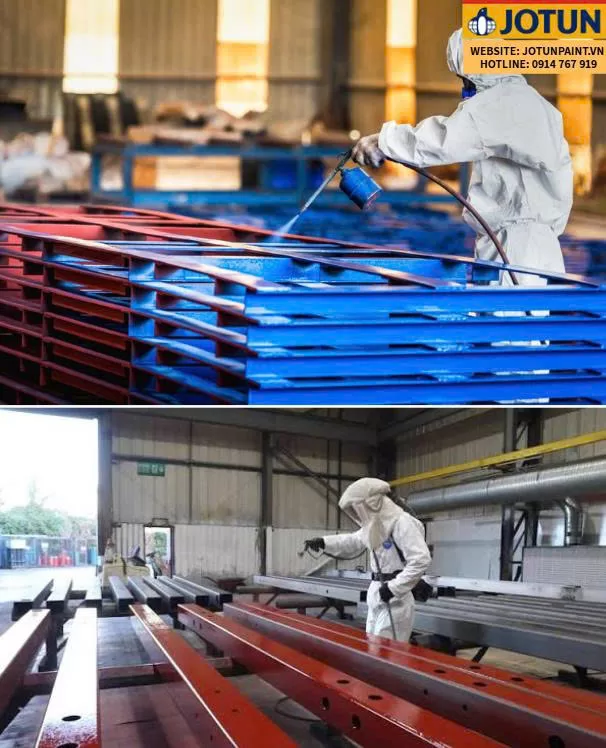 Sơn kết cấu thép Jotun dự án